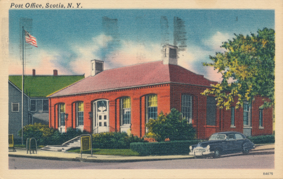 Scotia, New York Post Office Post Card