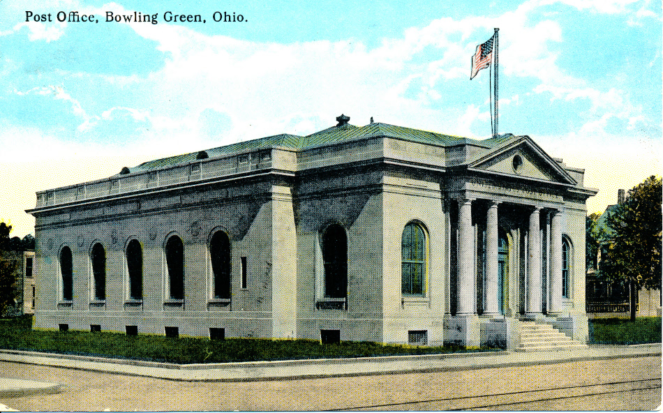 Bowling Green, Ohio Post Office Post Card
