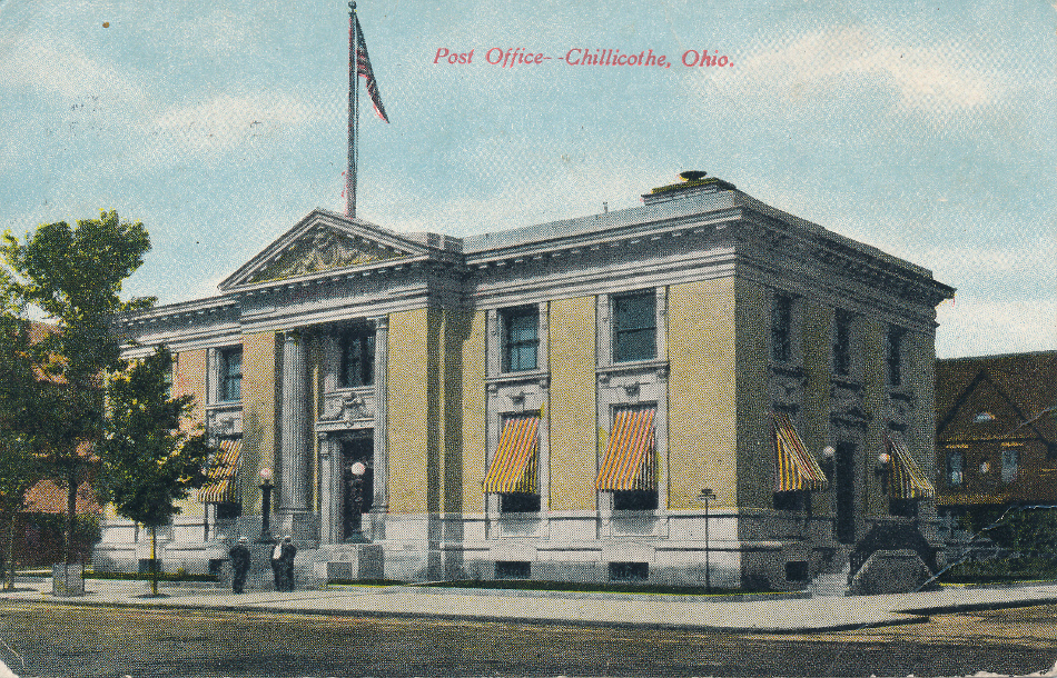 Chillicothe, Ohio Post Office Post Card