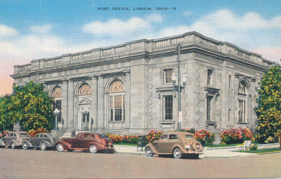 Lorain, Ohio Post Office Post Card