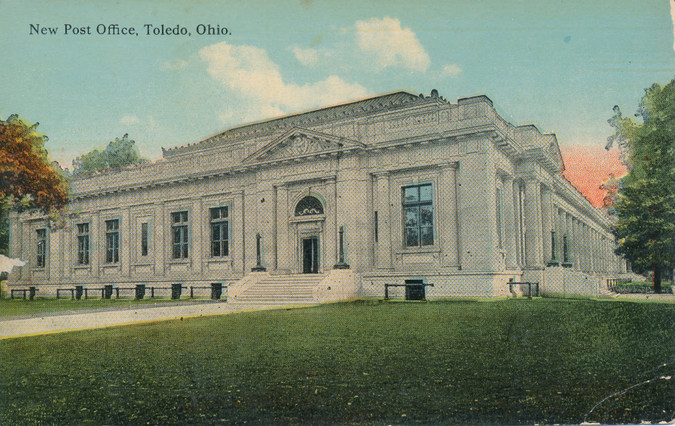 Toledo, Ohio Post Office Post Card