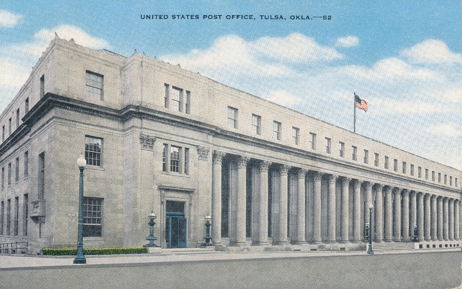 Tulsa, Oklahoma Post Office Post Card