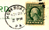 Hazelton, Pennsylvania Post Office Post Card