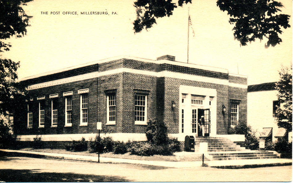 Millersburg, Pennsylvania Post Office Post Card
