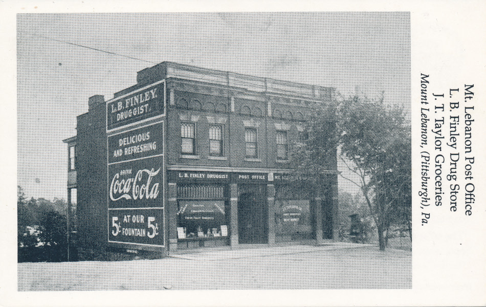 Mount Lebanon, Pennsylvania Post Office Post Card