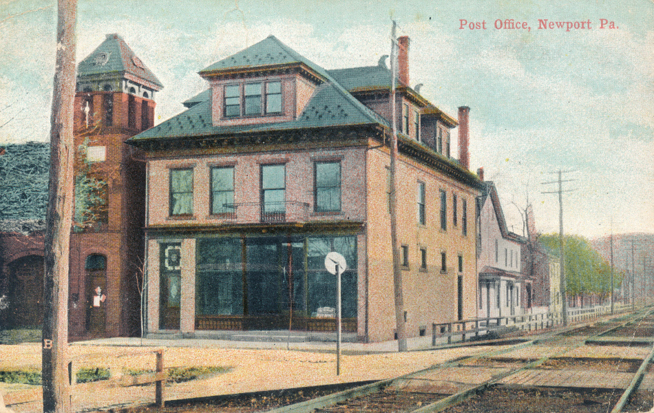 Newport, Pennsylvania Post Office Post Card