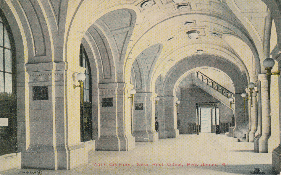 Providence, Rhode IslandPost Office Post Card