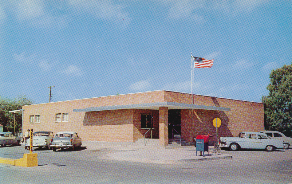 Pharr, Texas Post Office Post Card
