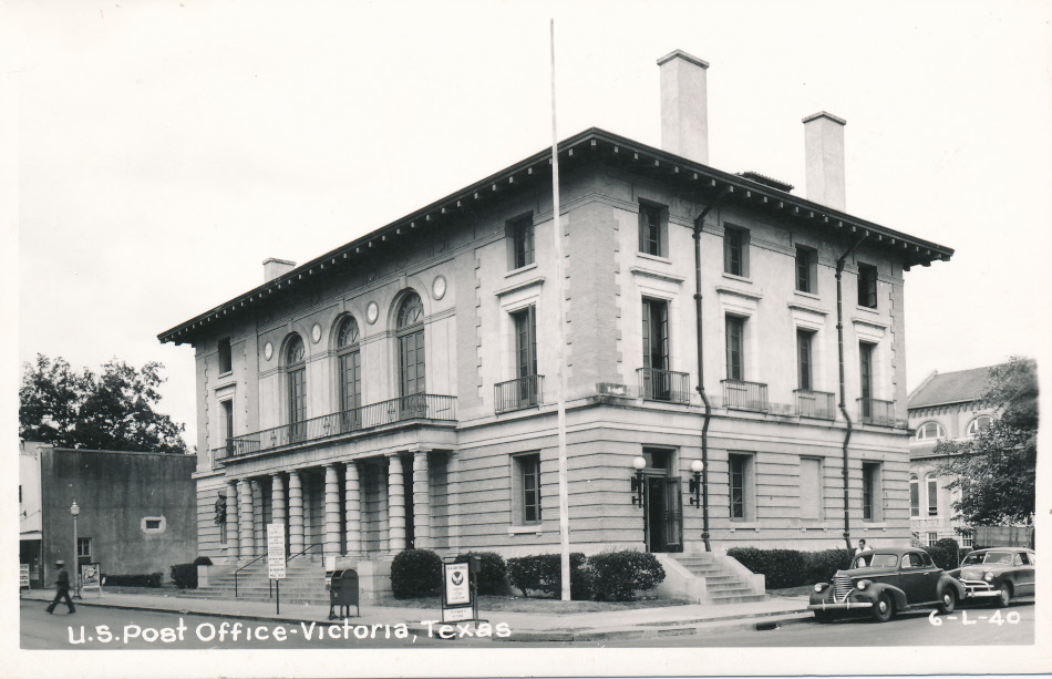 Victoria, Texas Post Office Post Card