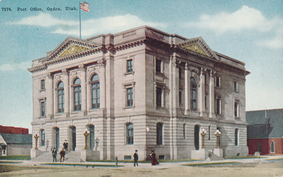 Ogden, Utah Post Office Post Card