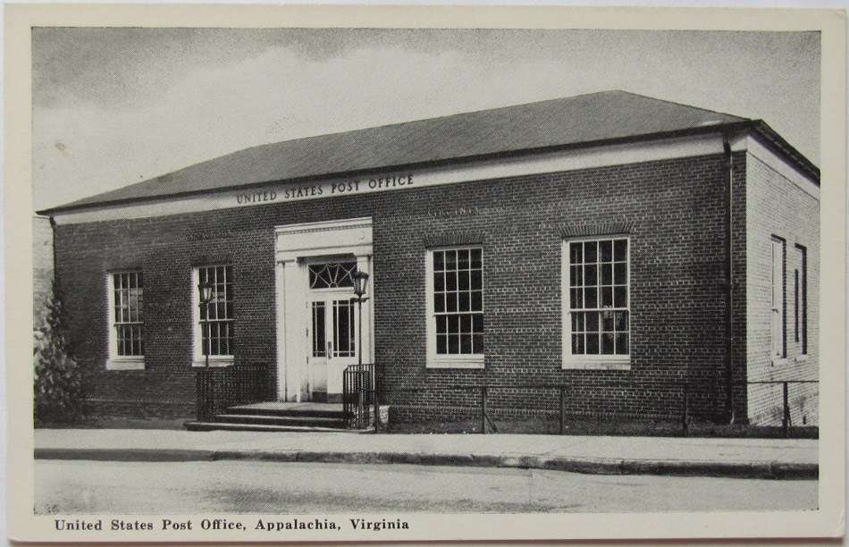 Appalachia, Virginia Post Office Post Card