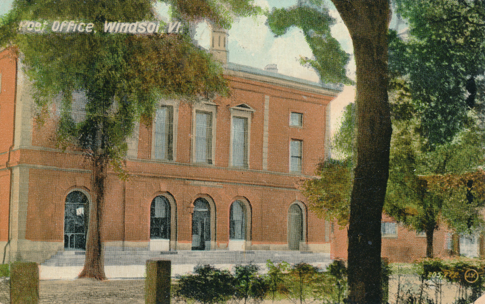 Windsor, VermontPost Office Post Card