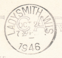 Ladysmith, Wisconsin Post Office Post Card