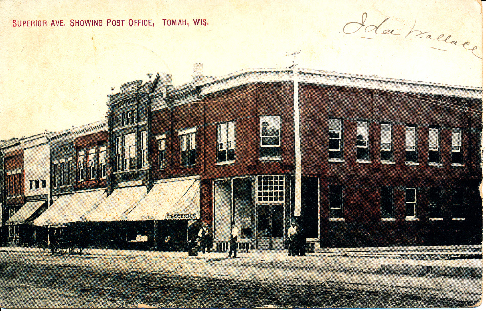 Tomah, Wisconsin Post Office Post Card