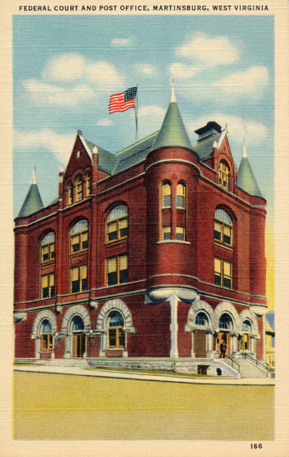 Martinsburg, West Virginia Post Office Post Card