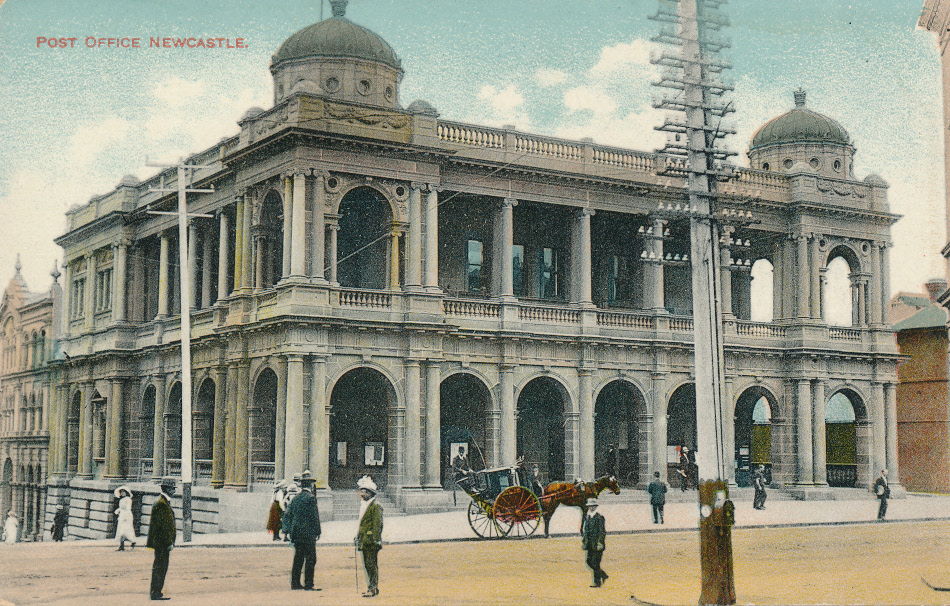 Newcastle, Australia Post Office Postcard