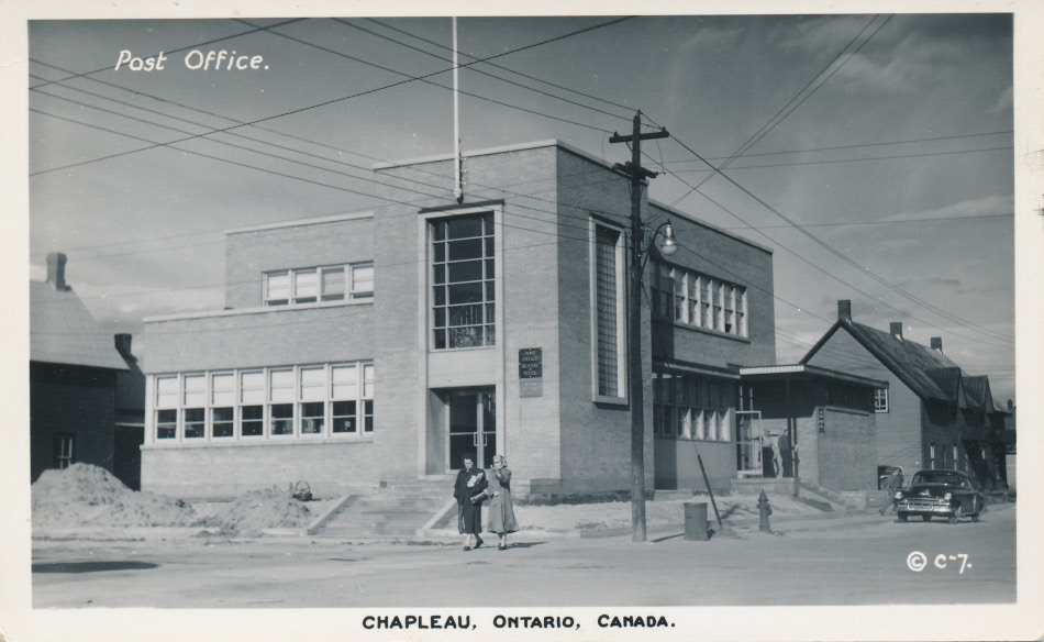 Chapleau Post Office Post Card