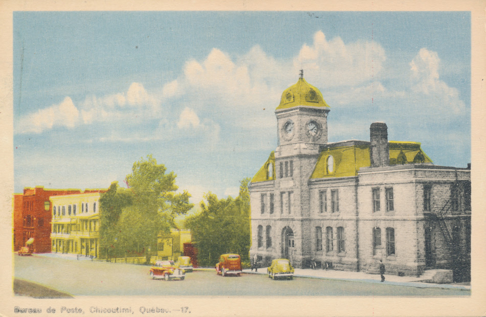 Chicoutimi Post Office Post Card