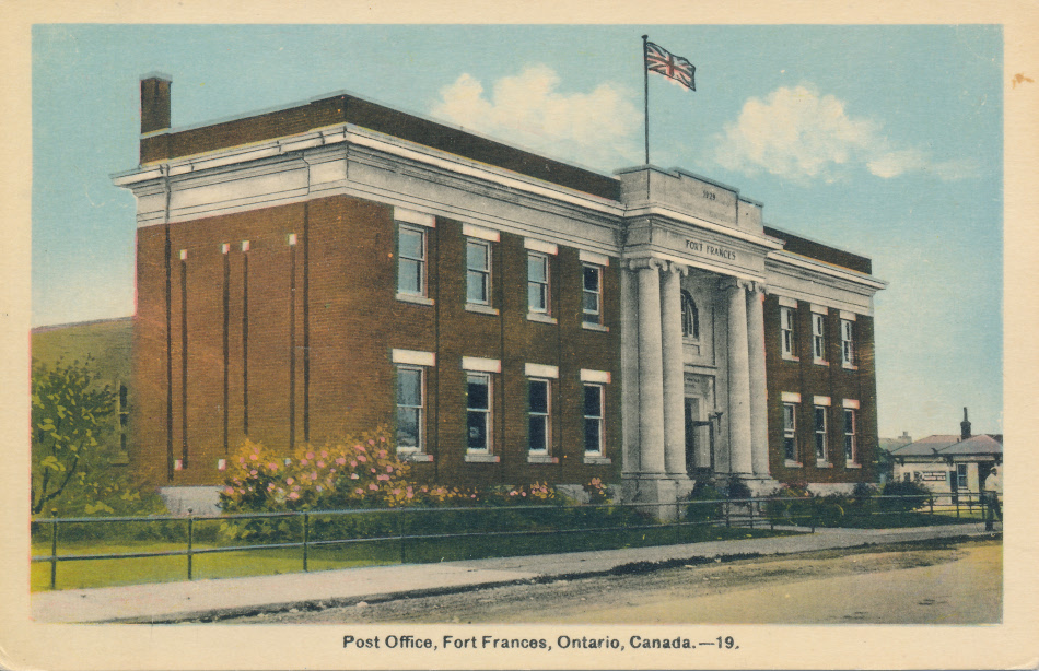 Fort Frances,  Post Office Post Card