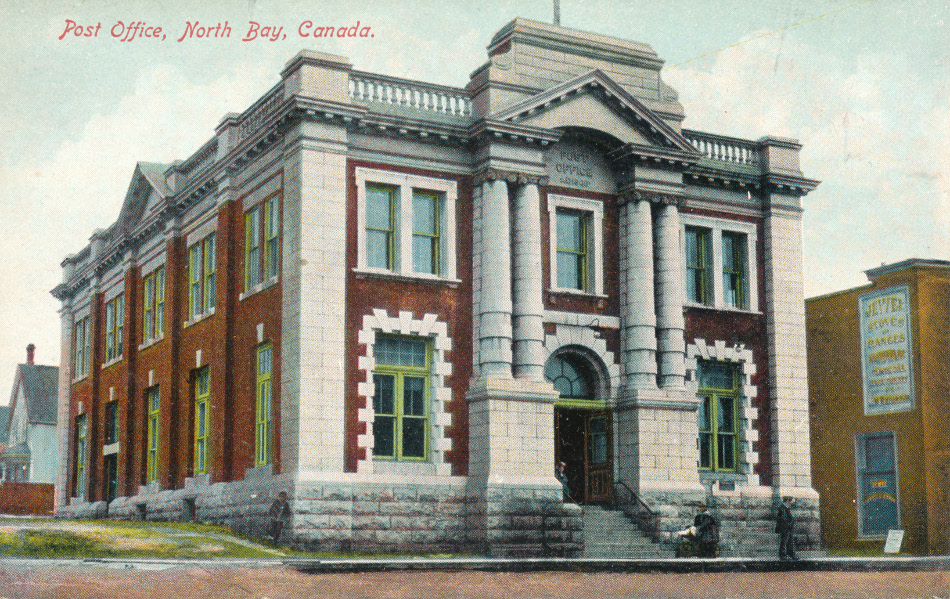 North Bay, Ontario Post Office Post Card