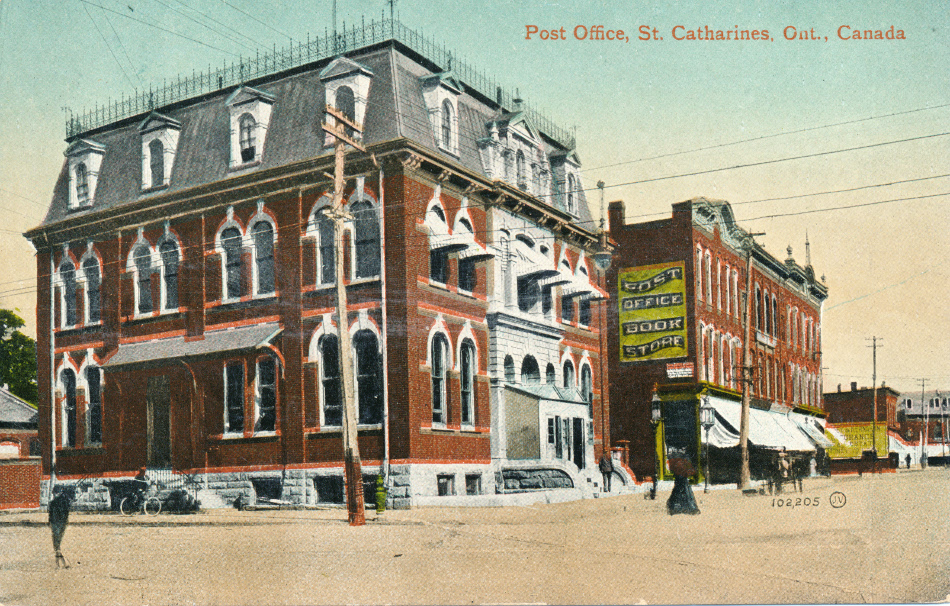 St Catharines, Ontario Post Office Post Card