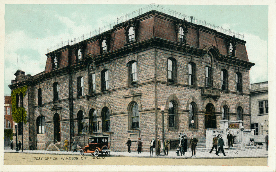 Windsor, Ontario Post Office Post Card