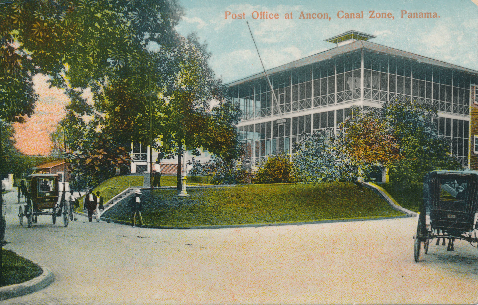 Ancon, Canal Zone Post Office Postcard