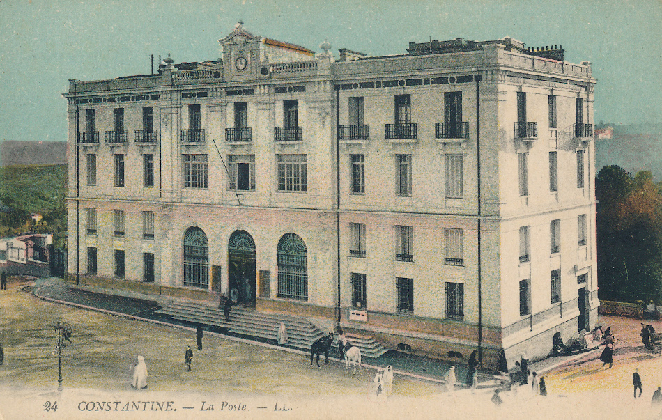 Constantine, Algeria Post Office Post Card