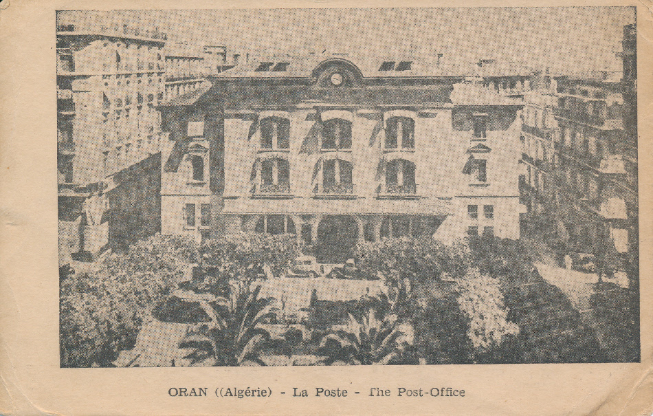 Oran, Algeria Post Office Post Card