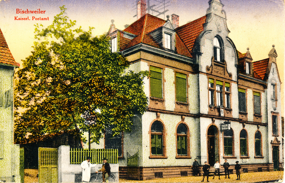 France,Bischweiler   Post Office Post Card