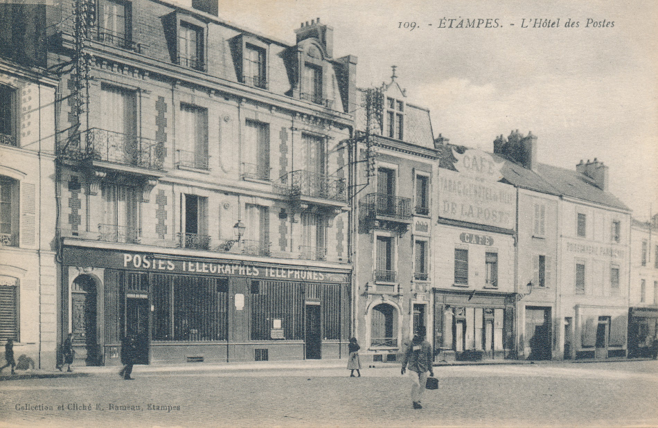 France, tampes   Post Office Post Card