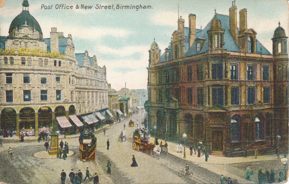 Birmingham, England Post Office Post Card