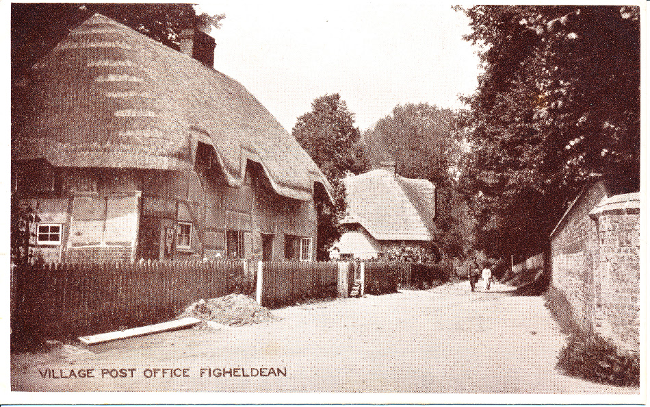 Figheldean, England Post Office Post Card