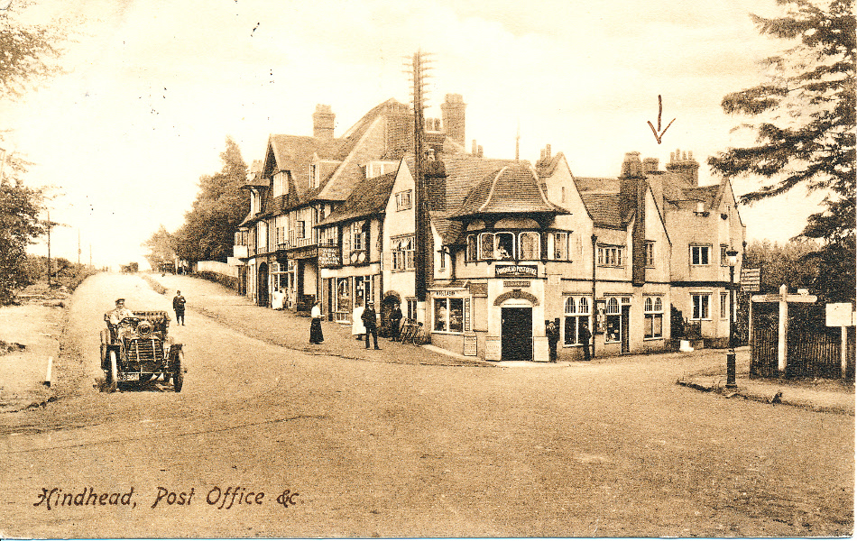 Hindhead, England Post Office Post Card