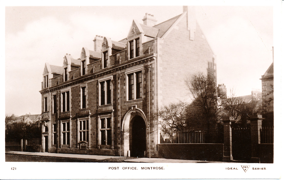 Montrose, England Post Office Post Card