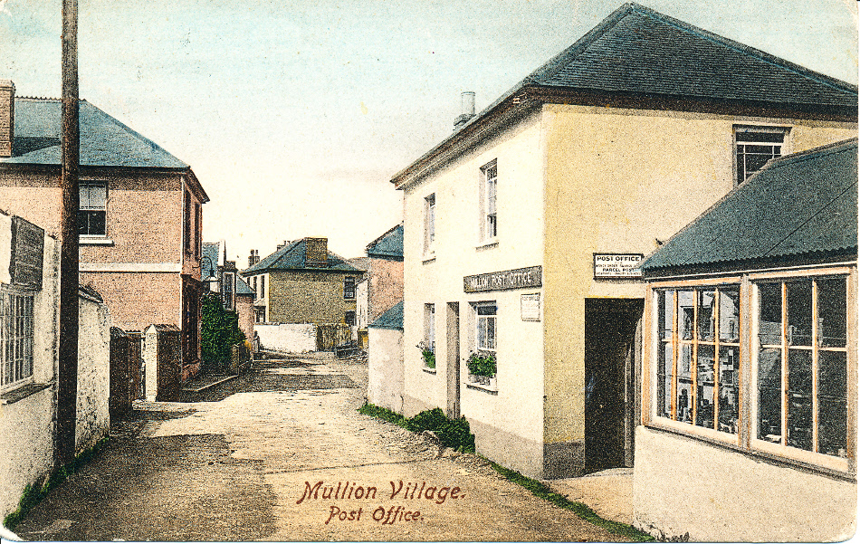 Mullion, England Post Office Post Card