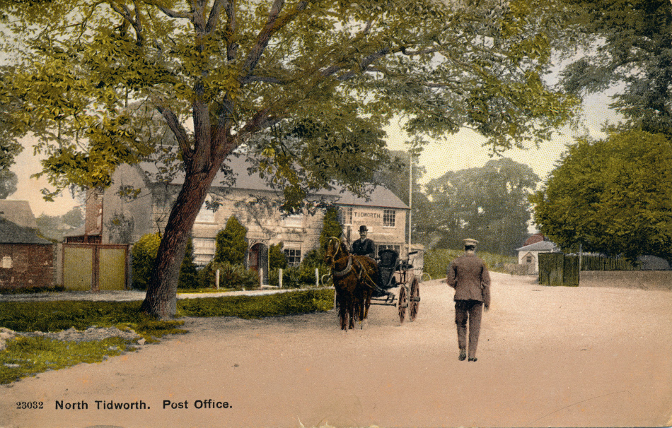 North Tidworth, England Post Office Post Card
