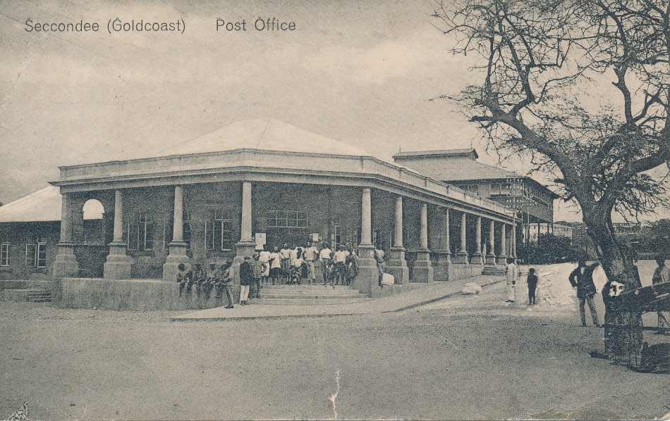 Ghana, Seccondee  Post Office Post Card