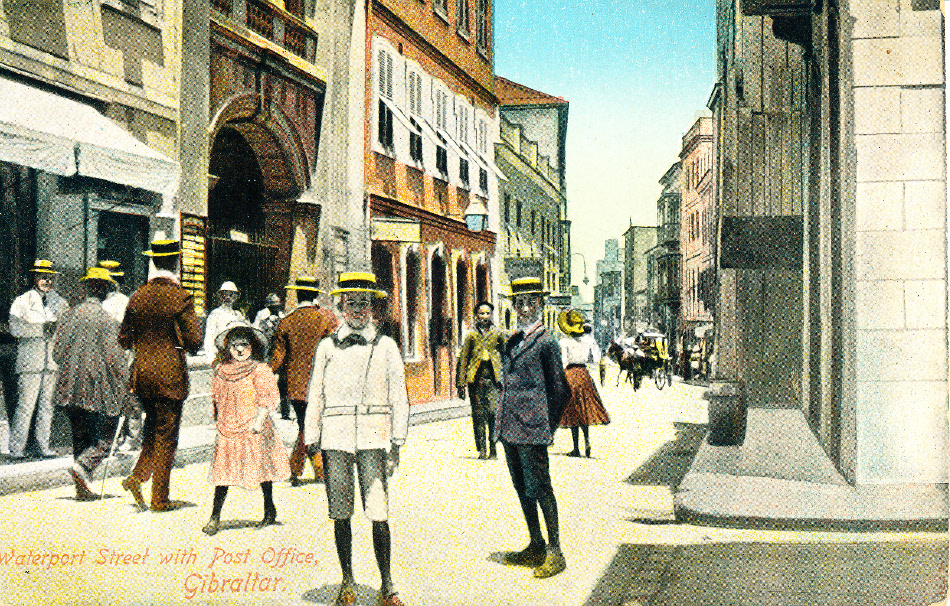 Gilbraltar,Gilbraltar Post Office Post Card