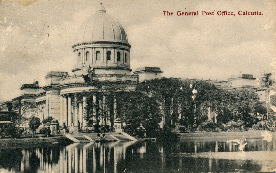 Calcutta, India Post Office Post Card