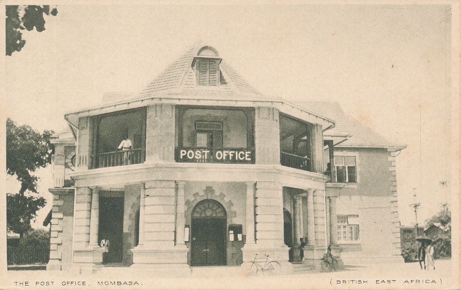 Kenya, Mambosa Post Office Post Card