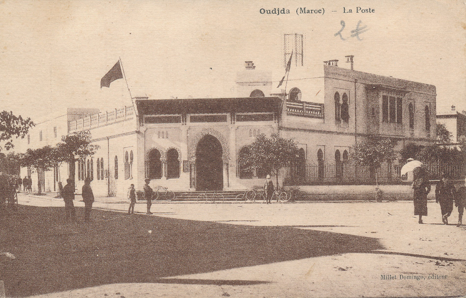 Morocco, Oudjda  Post Office Post Card