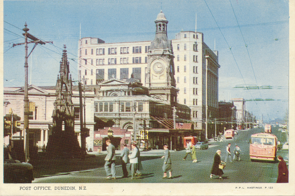 Dundedin,New Zealand Post Office Post Card