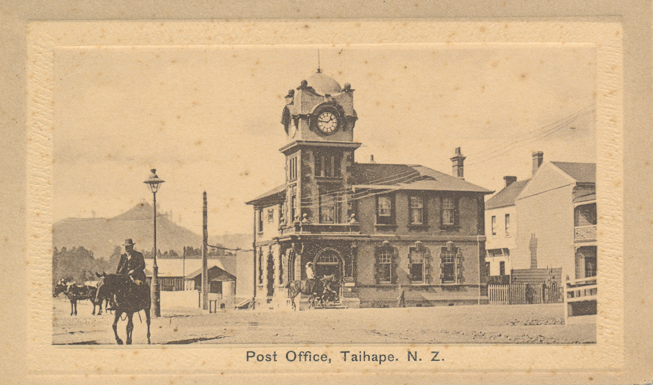 Taihape,New Zealand Post Office Post Card