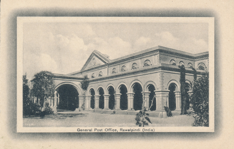 Rawalpindi, Pakistan Post Office Post Card