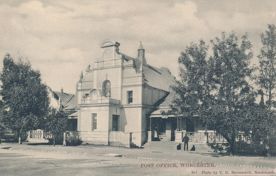 South Africa,Worcester Post Office Post Card