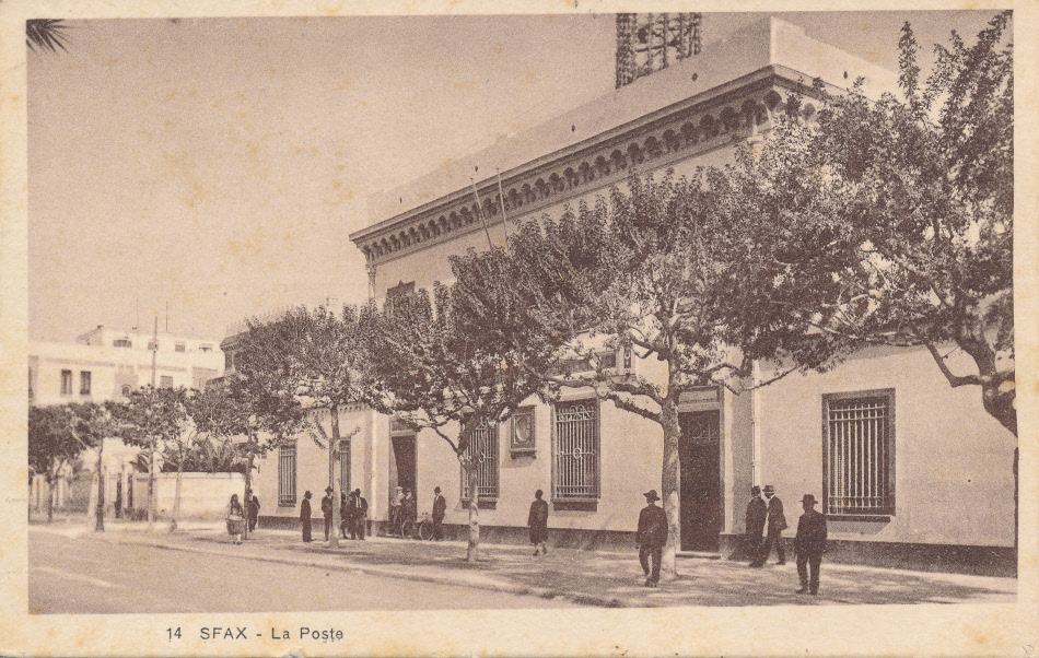 Tunisia,Sfax Post Office Post Card