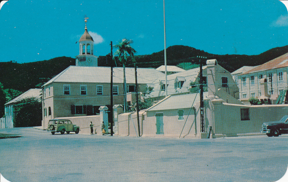 St Croix, U.S. Virgin Islands Post Office Post Card