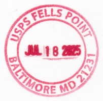 US Post Office Fells Point, Maryland