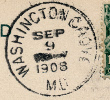 Washington Grove, Maryland Post Office Post Card